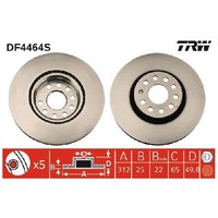2X Bremsscheibe Vorne FüR Skoda Karoq ND7 NU7 1.6 2.0 17 Bis 26 TRW BWA Czcc