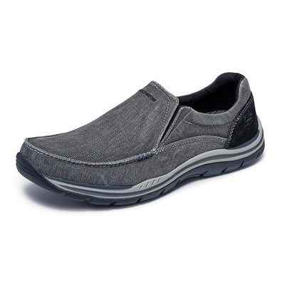 SKECHERS ERWARTETE AVILLO RELAXED FIT SLIPPER HALBSCHUH, SCHWARZ. UK SIZE - 6