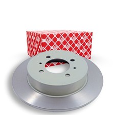 2x FEBI Bremsscheiben Hinten für NISSAN ALMERA I Hatchback (N15) 258mm