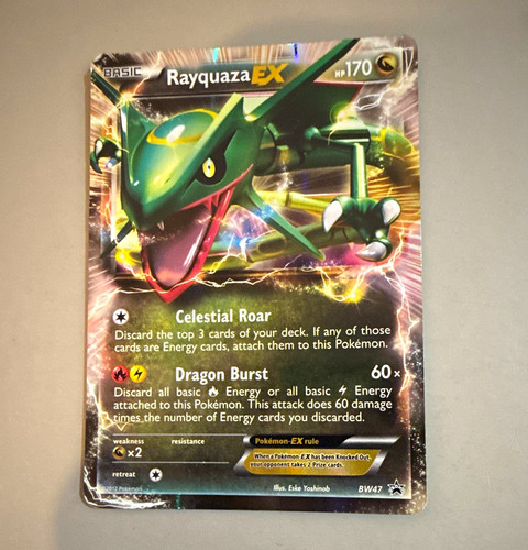 The Pokémon Company Rayquaza EX BW47 Black & White Promo Holo 170 HP ENG