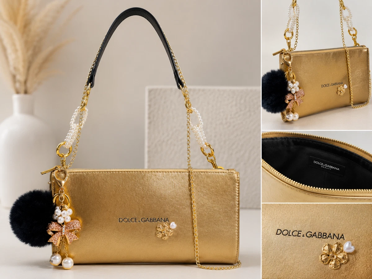 Dolce&Gabbana Leather Exterior Gold Bags & Handbags for Women for