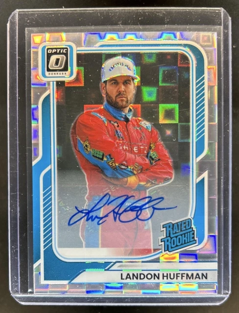 2026 Donruss NASCAR Racing Landon Huffman Optic Rated Rookie Pandora Auto #/25
