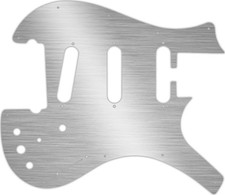 WD Custom Pickguard For Parker 3 Single Coil Nitefly V1 #13 Simulated Brushed...