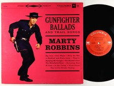 Marty Robbins - Gunfighter Ballads & Trail Songs LP - Columbia 2-Eye Stereo VG+