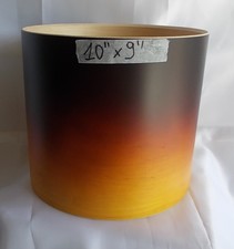 Fusto Acero Maple 10" x 9" sunburst satinato x  tom tamburo percussione batteria