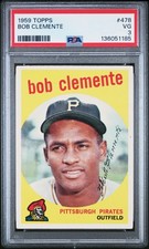 1959 TOPPS #478 BOB CLEMENTE PSA 3