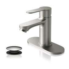 Bathroom Faucet, Single Handle Matte Black Sink Faucet for 1 or 3 Hole Instal...