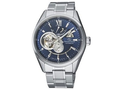 ORIENT STAR RK-AV0004L Modern Skeleton Navy Dial Mechanical Men's Watch Japan