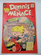 Dennis the Menace #23 1957 / HANK KETCHAM SILVER AGE COMIC / Dennis the Bookworm