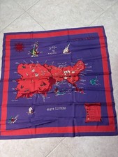 Sciarpa vintage Emilio Pucci Isola di Capri - Colori vivaci 34” X 34”. ~~ RARO