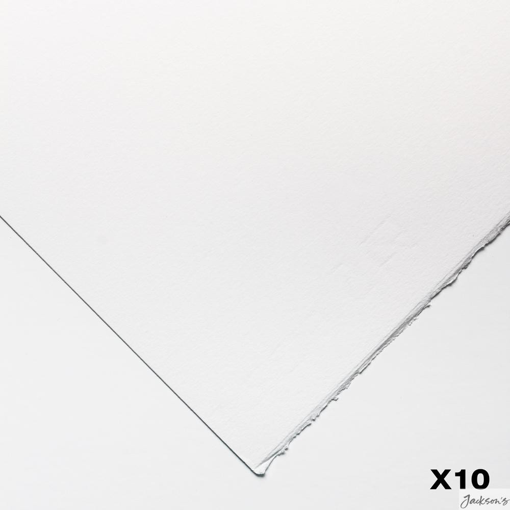 Fabriano 5 Watercolour Paper 50% Cotton 300gsm 50x70cm 10 Sheets Hot Pressed