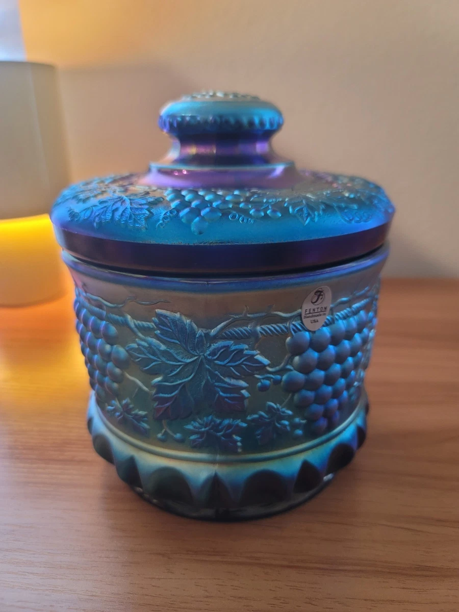 Fenton Tobacco Jar for sale | eBay