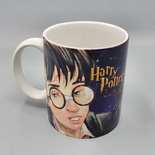 Harry Potter Sorcerer's Stone 2000 White Coffee Mug Cup Vintage Book Art HAGRID