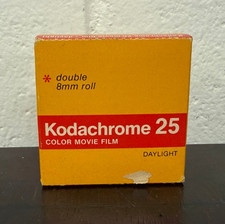 Kodachrome 25 Color Movie Film Double 8mm NEW - Sealed Canister EXP Jan/1978