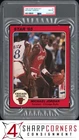 1985 STAR TEAM SUPERS 5X7 #1 MICHAEL JORDAN RC BULLS HOF PSA 8