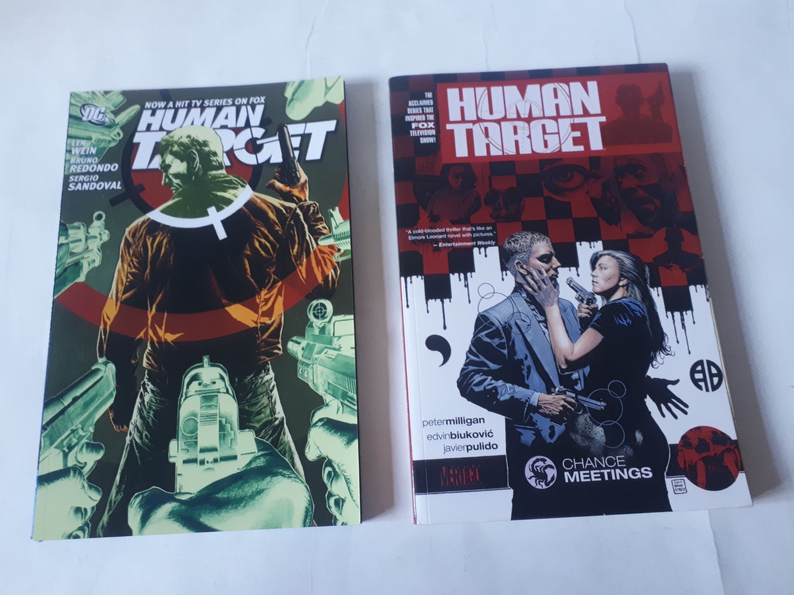 2x Human Target 2010 volume 1  issues 1-6 TPB DC comics  len wein Peter milligan