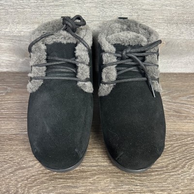 UGG Women's Pumped Lace Up Suede Ankle Boots Size 8 Black 1158261