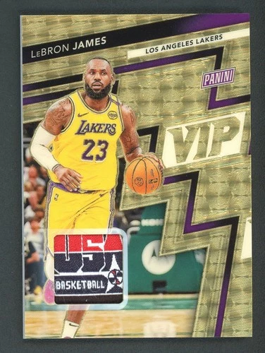 2025 The National VIP Gold Pack Gold Vinyl LeBron James USA Basketball Patch 1/1