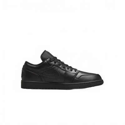 Size 9 - Air Jordan 1 2022 Low Triple Black for sale online