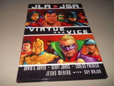 JLA/JSA: Virtue and Vice Geoff Johns David S. Goyer HARDCOVER DC Comics NEW DD38