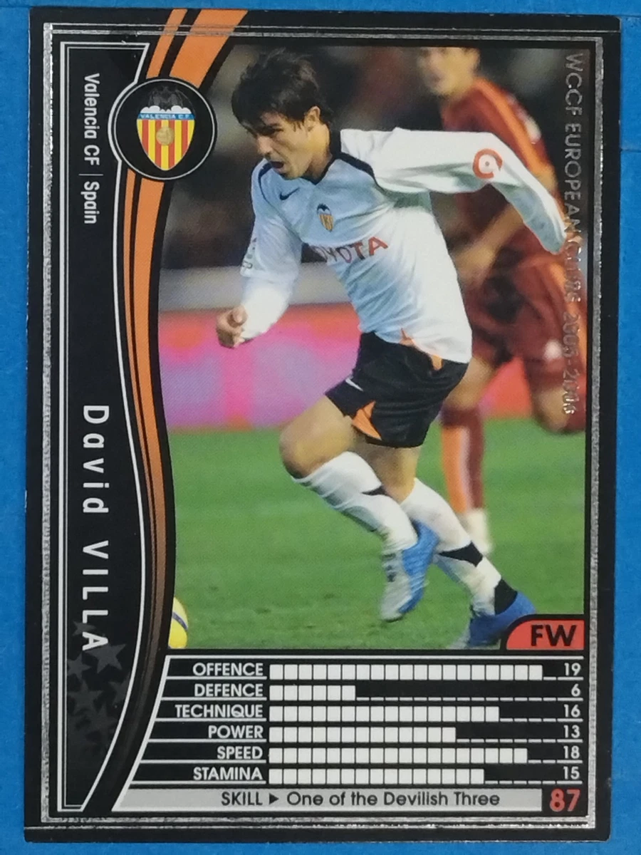2005-06 Panini WCCF European Clubs - David Villa #320/336 for sale
