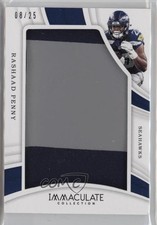 2019 Panini Immaculate Jumbo Numbers 8/25 Rashaad Penny #IL-42 Auto 6ed