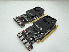 Lot of 2 NVIDIA Quadro P1000 4GB GDDR5 PCIe V...