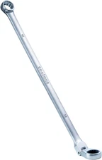 Extra Long Ratcheting Wrench, Flex Head & Fixed Offset Head Double Box End Combi