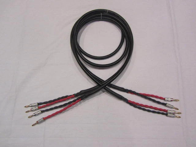 Canare 4S11 Star Quad 11 AWG Wire Speaker Cable 2 to 2 Banana 1 Pair, 25 Ft. - Image 2 of 4
