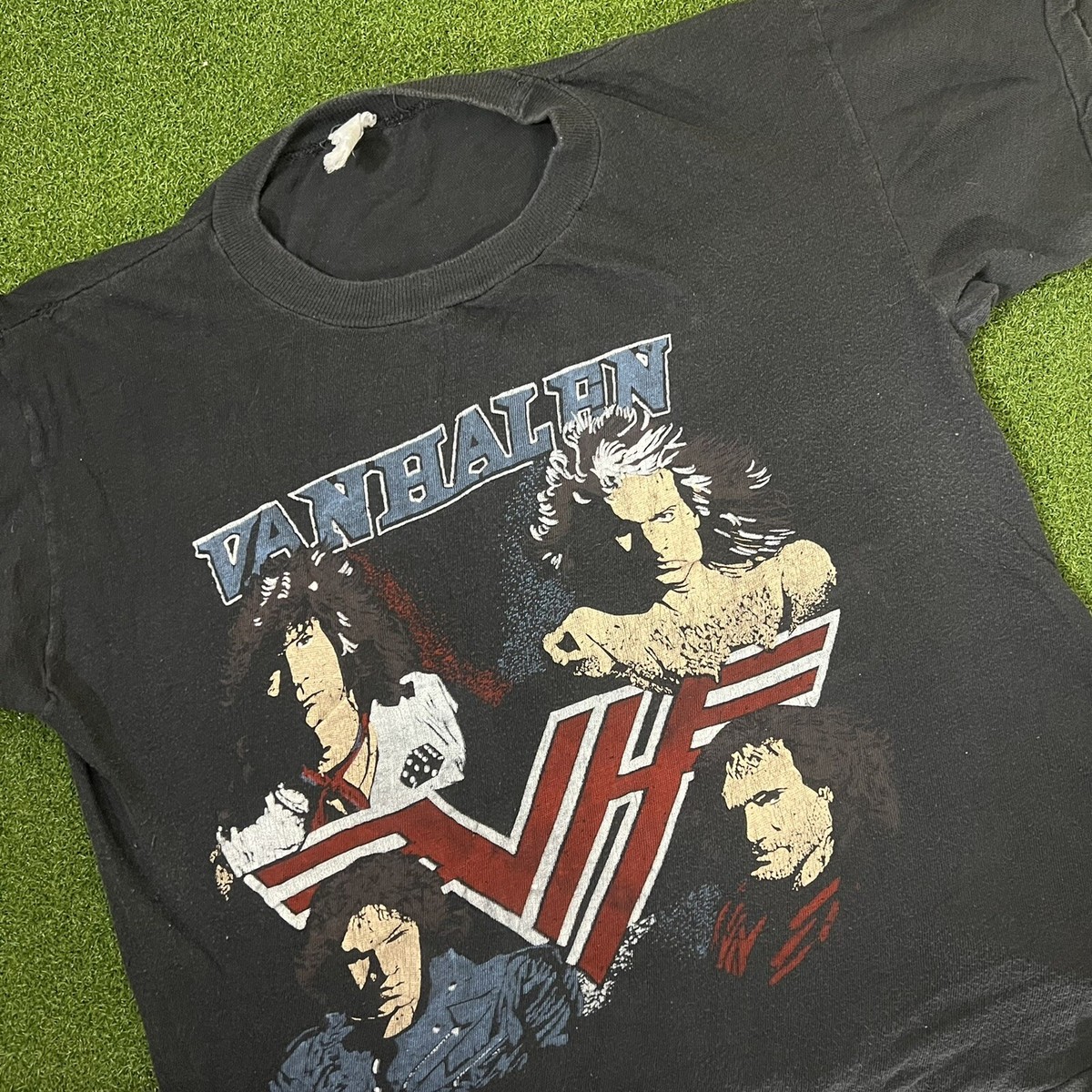 Very Rare Vintage Van Halen T-shirt Made In USA Single Stitch 