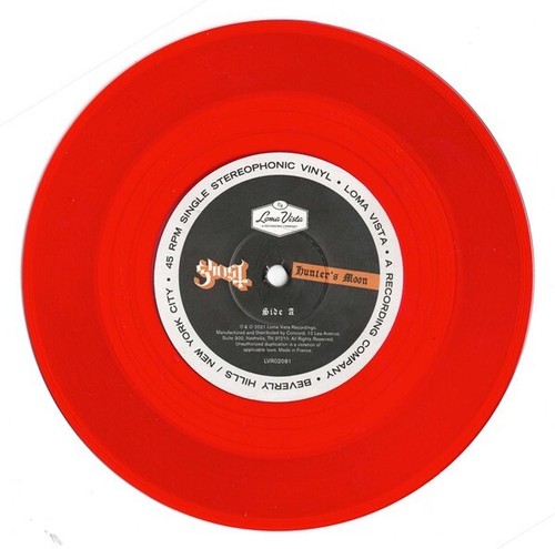 GHOST - Hunter's Moon Halloween Kills 7" - RED COLORED Vinyl Single - NEW Record - Picture 4 of 4