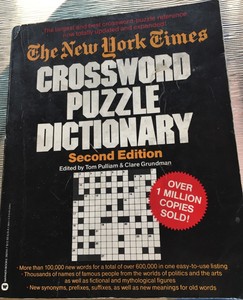 The New York Times Crossword Puzzle Dictionary Ebay