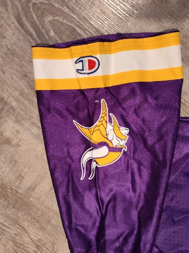 Vintage Minnesota Vikings NFL Jersey Mens 44 Purple Cris Carter USA Made 90s - Picture 9 of 16