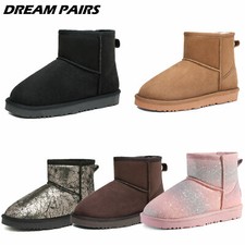 DREAM PAIRS Boys Snow Boots Girls Toddler Ankle Boots Fashion Outdoor Warm Boots