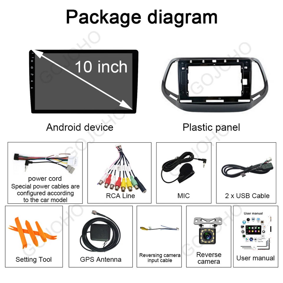 64GB Android 13 For Jeep Compass 2017-2019 Car Stereo Radio GPS NaviWifi CarPlay - Image 4 of 4