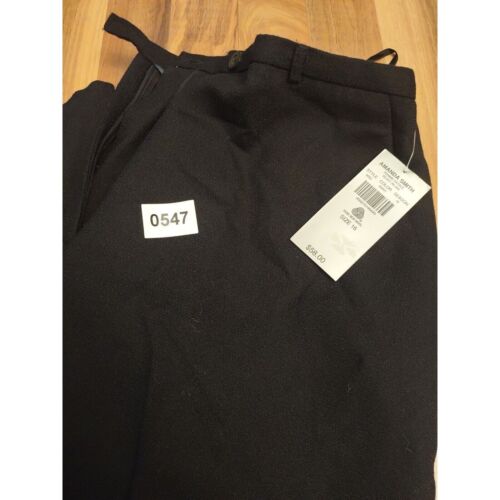 NWT Woman's Amanda Smith Size 16 Pure New Wool Black Dress Pants - Picture 2 of 11