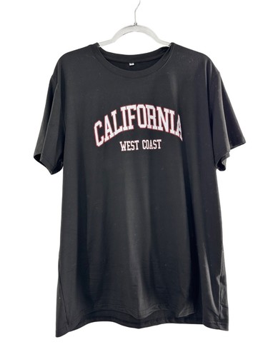 Positive Vibes Graphic Tee & California West Coast T-Shirt Set XL Bundle Black - Picture 5 of 12