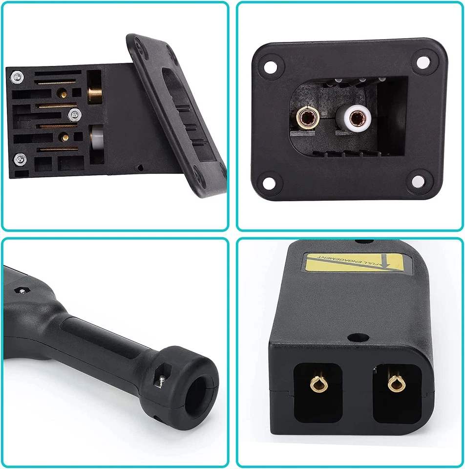 Carro de golf 36V PowerWise cargador receptáculo y enchufe de mango para EZGO TXT 1996-up  Foto 3 de 4