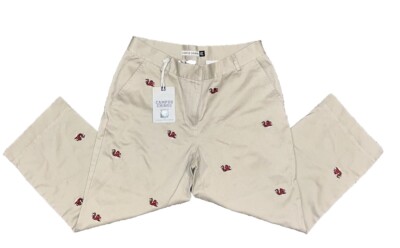 COLONY SPORTSWEAR ''Campus Chinos'' USC Gamecocks Khaki Pant Women's Size: 10