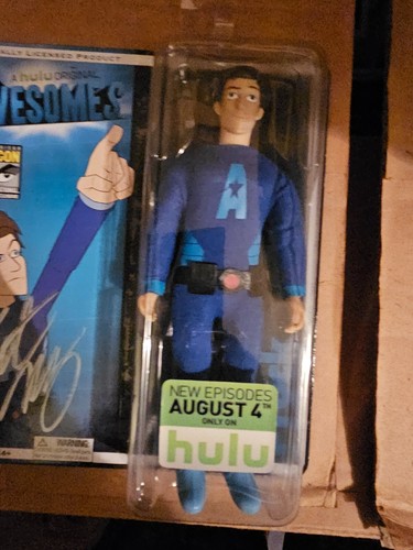 Figura de acción firmada exclusiva de The Awesomes Prock SDCC 2014 Hulu SETH MEYERS - Imagen 4 de 5