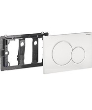 Geberit 115.770.11.5 Sigma 01 Dual Flush 1.6 / .8 GPF Actuator Plate - White