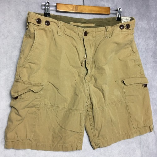 Polo RL Mens Surplus Cargo Shorts size 36 Brown Lightweight Cotton Fatigues - Picture 1 of 17