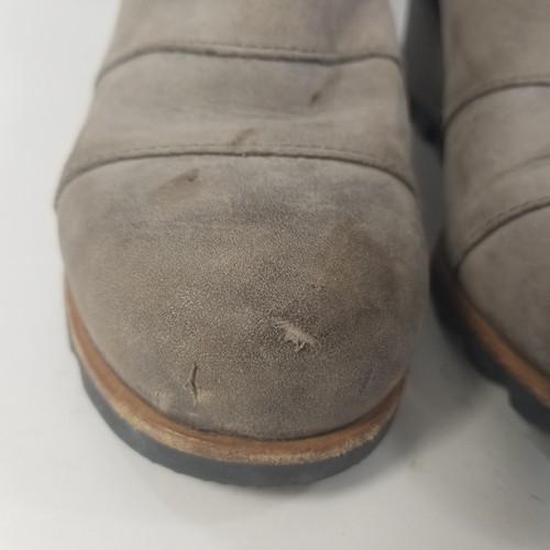 SOREL Joan of Arctic Wedge Mid Ankle Boot Womens 8 Leather Slip On - Picture 3 of 14