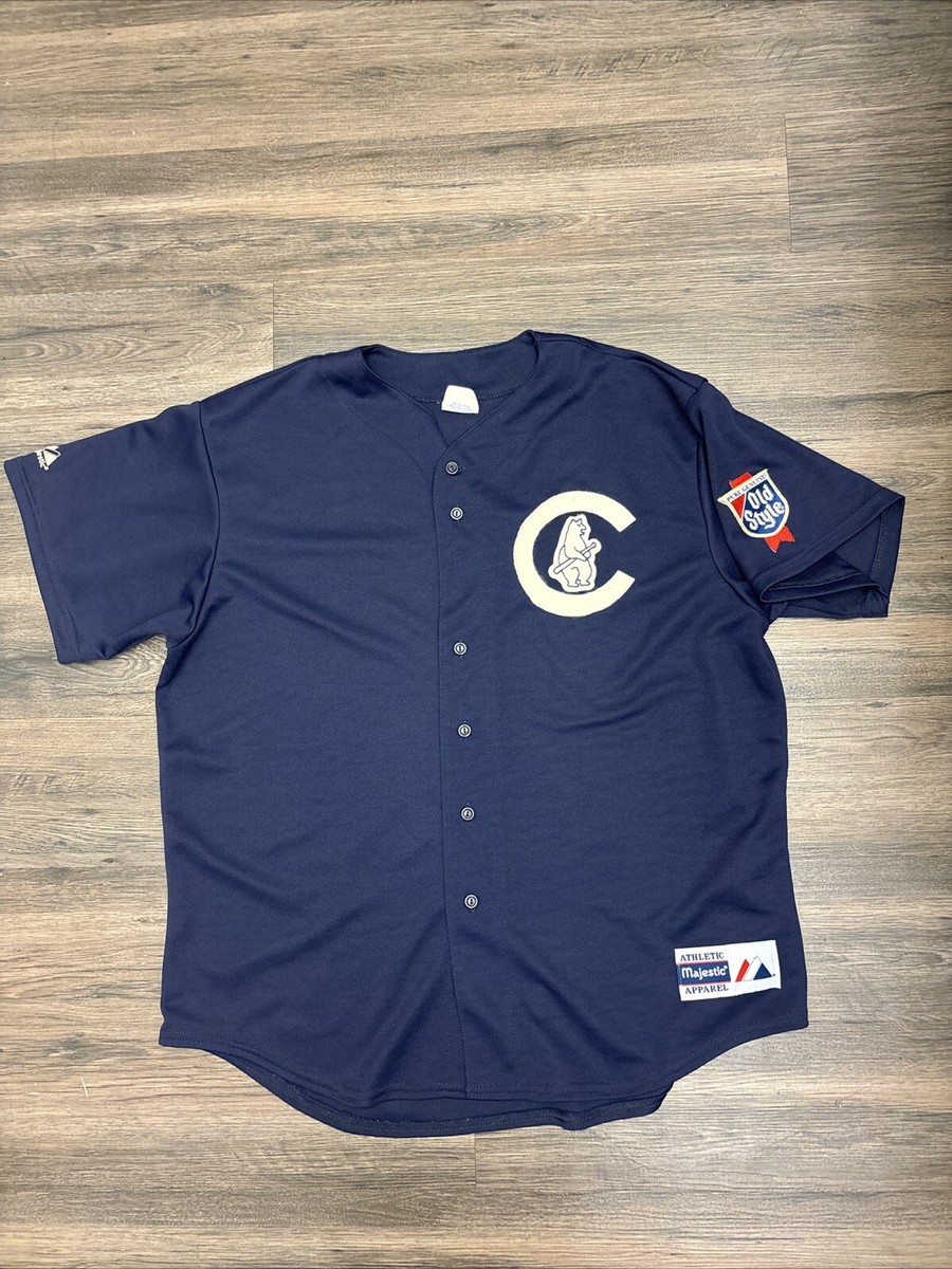 1914 STYLE CHICAGO CUBS JERSEY MAJESTIC Size XL Made In USA 1914 STYLE CHICAGO CUBS JERSEY MAJESTIC Size XL Made In USA