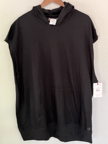 Champion Sleeveless Hoodie Black Men’s Size 2XL. NWT