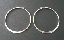 Premier Designs Jewelry On The Town Silver Hoop Earrings
