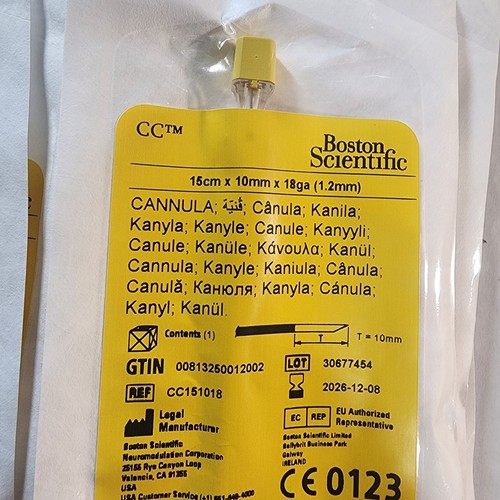 Boston Scientific RF Cannula CC151018 (LOT of TEN)