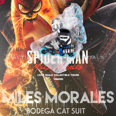 Hot Toys VGM50 Miles Morales Bodega Cat Suit Inline Skates 1/6 Scale Spider-Man