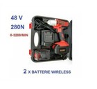 Svita Bulloni Avvitatore 2 Batterie Litio Perni Impulsi 48 V Bussola 22mm 12