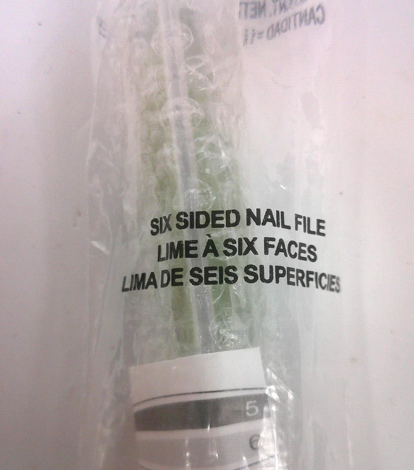 Avon Nail File 6 Sided File 6 in One Shorten Shape Finish Smooth Buff Shine New - Image 2 of 3